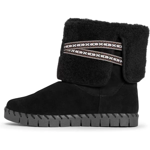 MUK LUKS Womens Flexi Montauk Boots FashionBlack