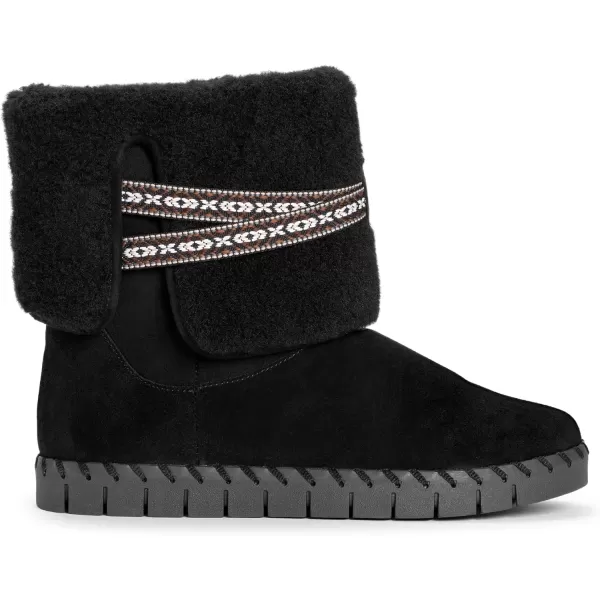 MUK LUKS Womens Flexi Montauk Boots FashionBlack