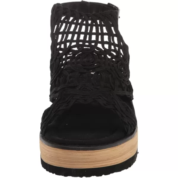 MUK LUKS Womens Flying High Wedge SandalsBlack