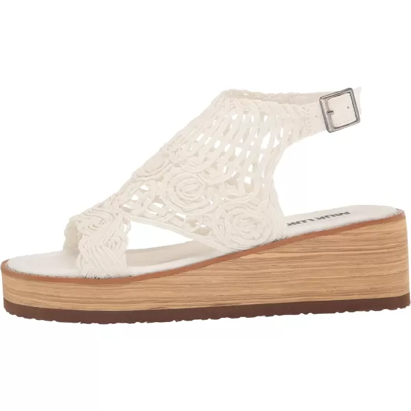 MUK LUKS Womens Flying High Wedge SandalsIvory