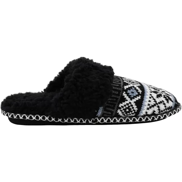 MUK LUKS Womens Frida Scuff SlippersBlack