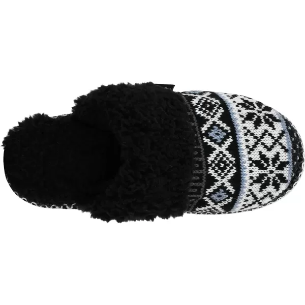 MUK LUKS Womens Frida Scuff SlippersBlack