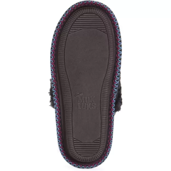 MUK LUKS Womens Frida Scuff SlippersBurgundy