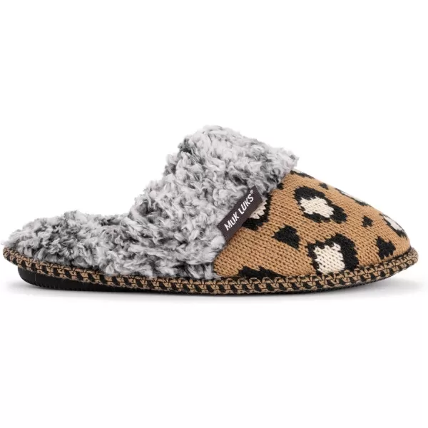 MUK LUKS Womens Frida Scuff SlippersCamel