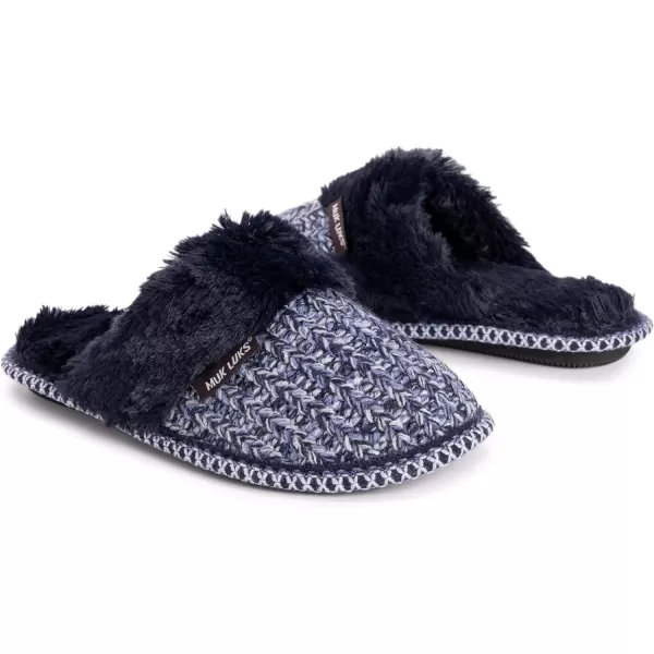 MUK LUKS Womens Frida Scuff SlippersDenim