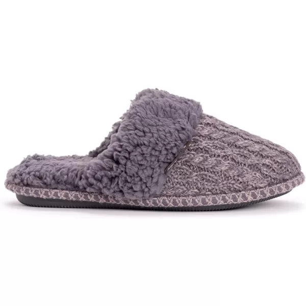 MUK LUKS Womens Frida Scuff SlippersGypsy RougeViolet Ice