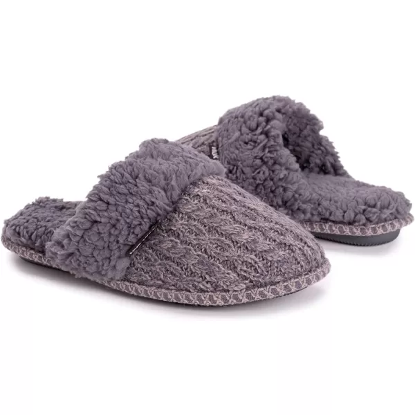 MUK LUKS Womens Frida Scuff SlippersGypsy RougeViolet Ice