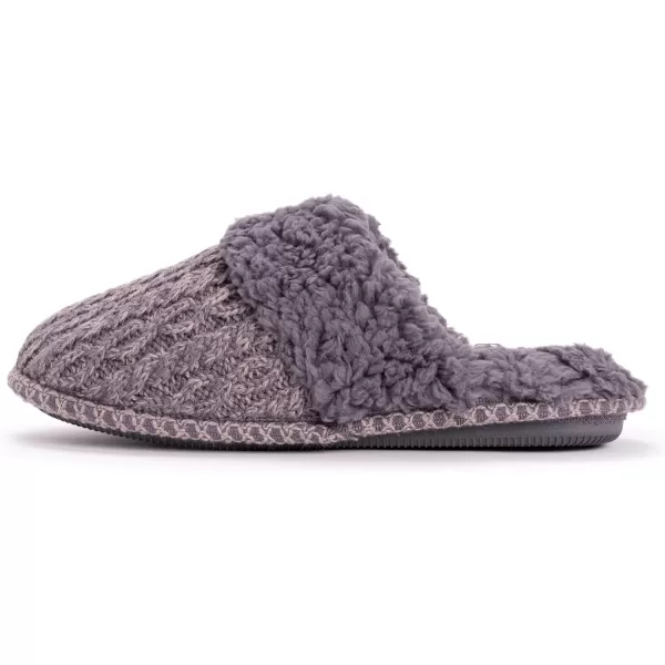 MUK LUKS Womens Frida Scuff SlippersGypsy RougeViolet Ice