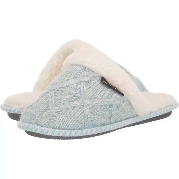 MUK LUKS Womens Frida Scuff SlippersLight Blue