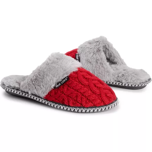 MUK LUKS Womens Frida Scuff SlippersPoppy
