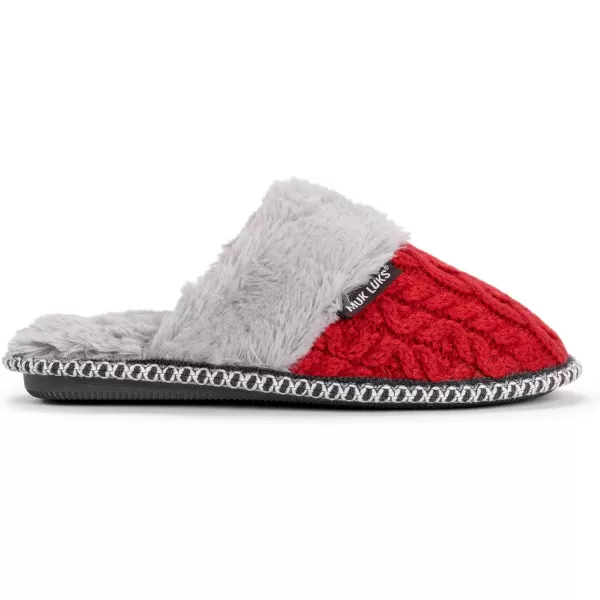 MUK LUKS Womens Frida Scuff SlippersPoppy