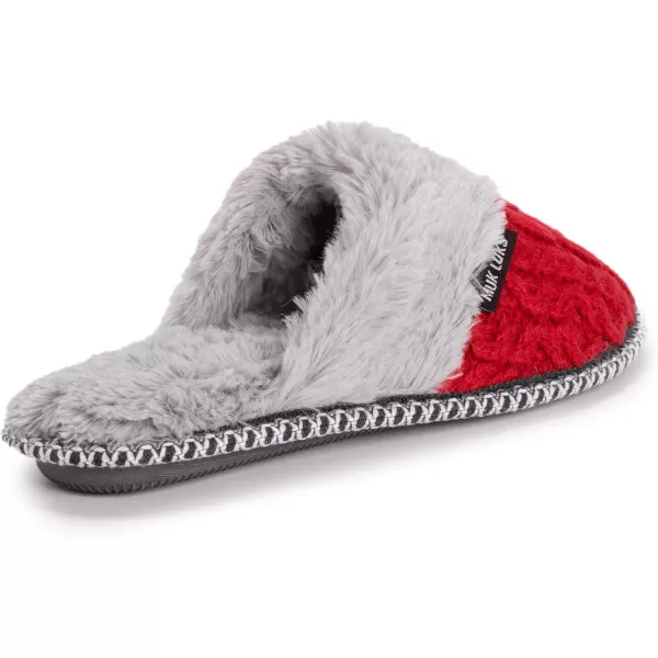 MUK LUKS Womens Frida Scuff SlippersPoppy