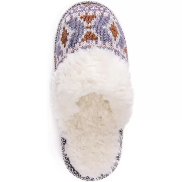 MUK LUKS Womens Frida Scuff SlippersPurple