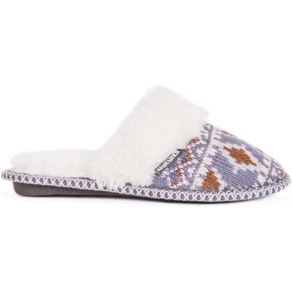 MUK LUKS Womens Frida Scuff SlippersPurple