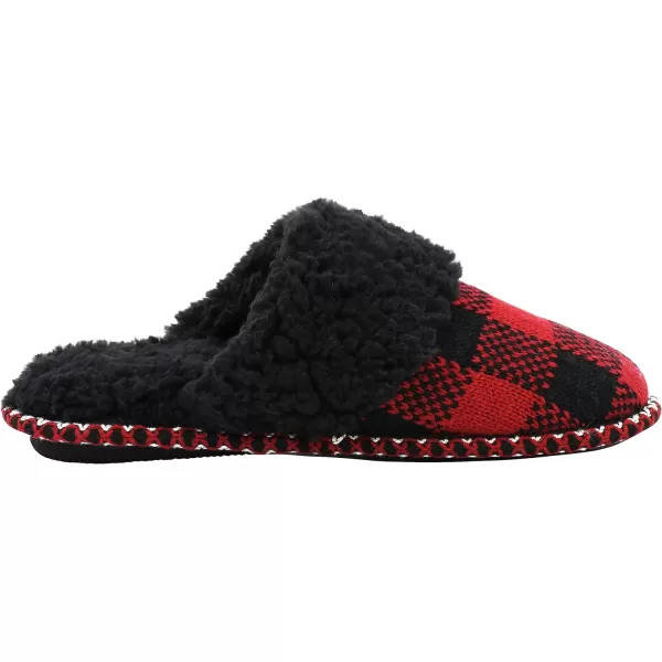 MUK LUKS Womens Frida Scuff SlippersRed Buffalo