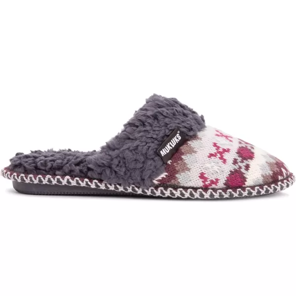 MUK LUKS Womens Frida Scuff SlippersRose