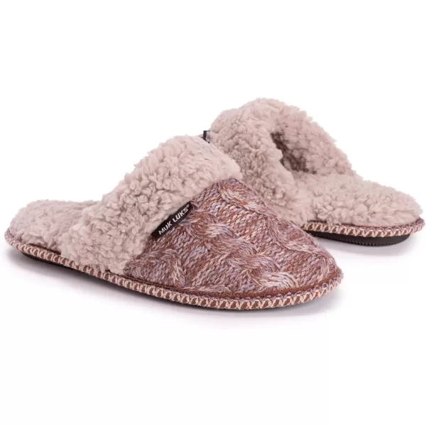 MUK LUKS Womens Frida Scuff SlippersWinter Voilet