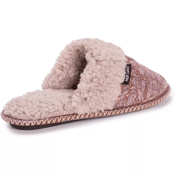 MUK LUKS Womens Frida Scuff SlippersWinter Voilet