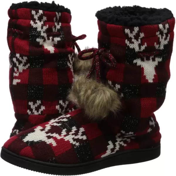 MUK LUKS Womens Gladys SlippersRed