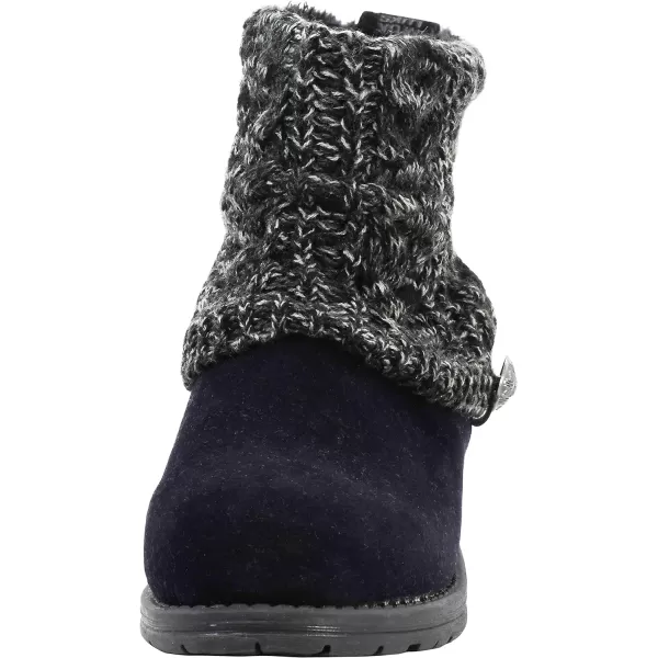 MUK LUKS Womens Haley Boots AnkleBlackGrey