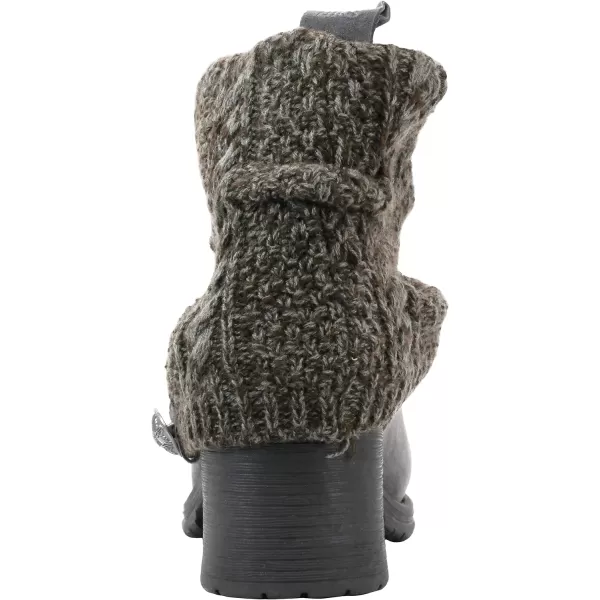 MUK LUKS Womens Haley Boots AnkleBrown Grey Marl