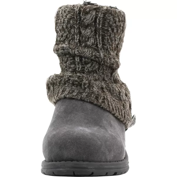 MUK LUKS Womens Haley Boots AnkleBrown Grey Marl