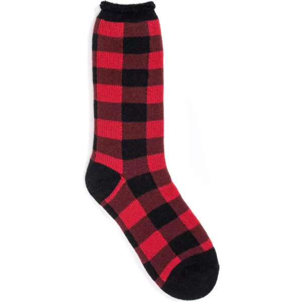 MUK LUKS Womens Heat Retainer Thermal SocksRed