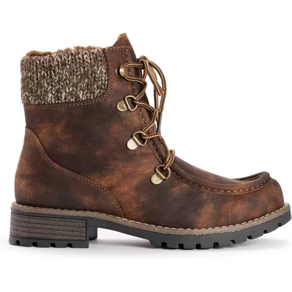 MUK LUKS Womens Hiker Rocky BootsBrown