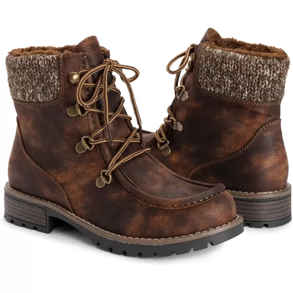 MUK LUKS Womens Hiker Rocky BootsBrown