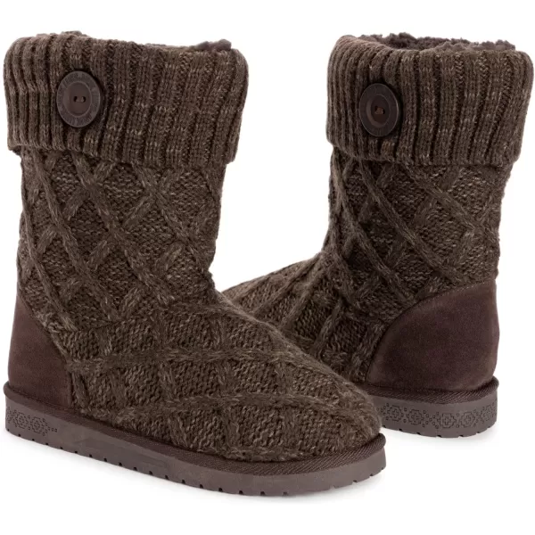 MUK LUKS Womens Janet BootBrownJava