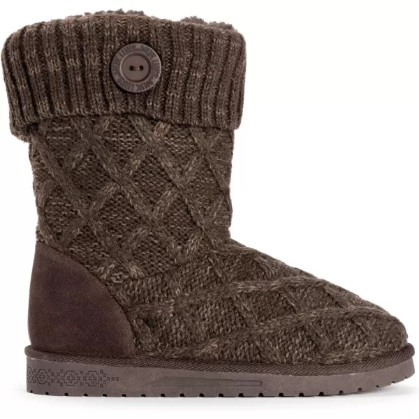 MUK LUKS Womens Janet BootBrownJava