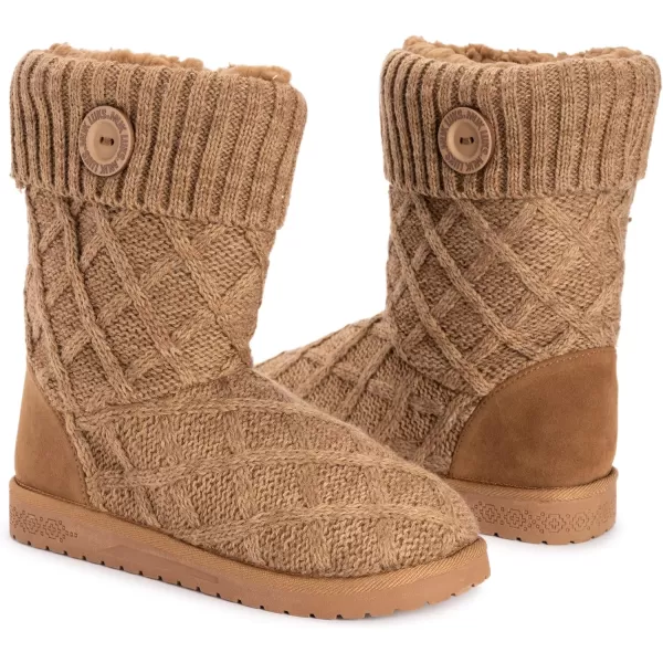 MUK LUKS Womens Janet BootCamel