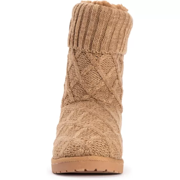 MUK LUKS Womens Janet BootCamel