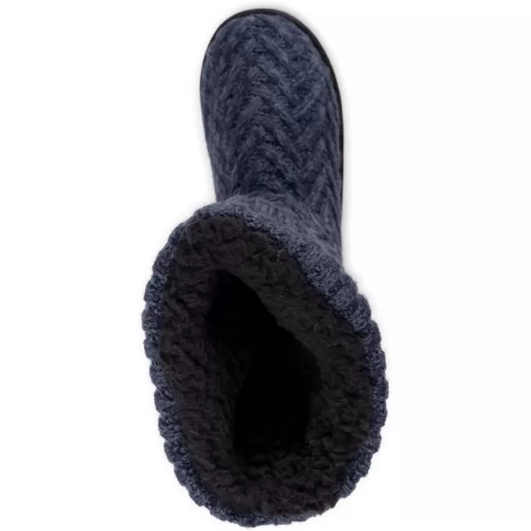 MUK LUKS Womens Janet BootNavyBlack