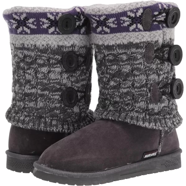 MUK LUKS Womens Janet Fashion BootsDark Grey