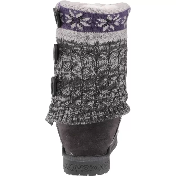 MUK LUKS Womens Janet Fashion BootsDark Grey