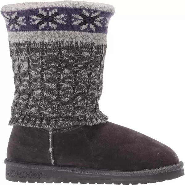 MUK LUKS Womens Janet Fashion BootsDark Grey