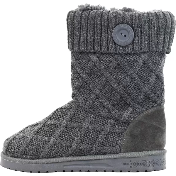 MUK LUKS Womens Janet Fashion BootsGrey Lattice