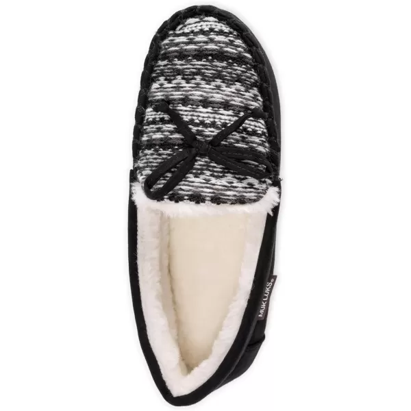 MUK LUKS Womens Jaylah Lee MoccasinEbony