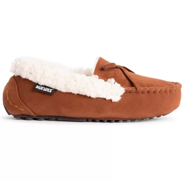 MUK LUKS Womens Jaylah MoccasinsCopper