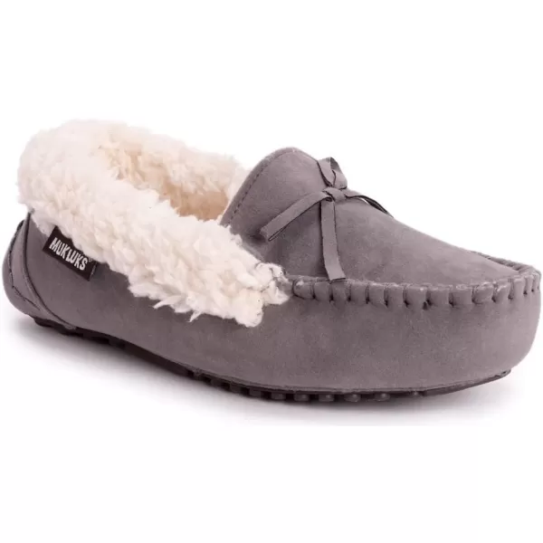 MUK LUKS Womens Jaylah SlipperLight Grey