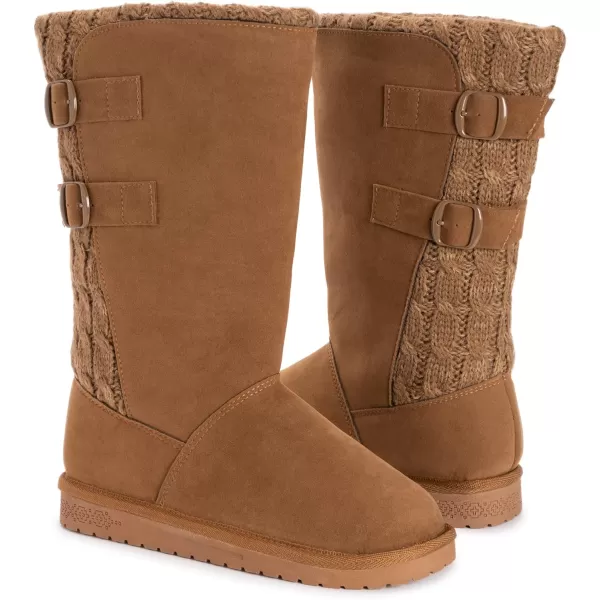 MUK LUKS Womens Jean BootsCamel