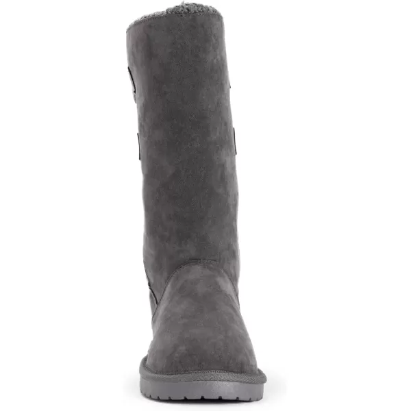 MUK LUKS Womens Jean BootsGreyDark Grey