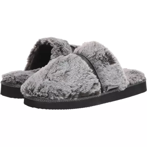 MUK LUKS Womens Kathy Ireland Zinnia Scuff SlipperBlack