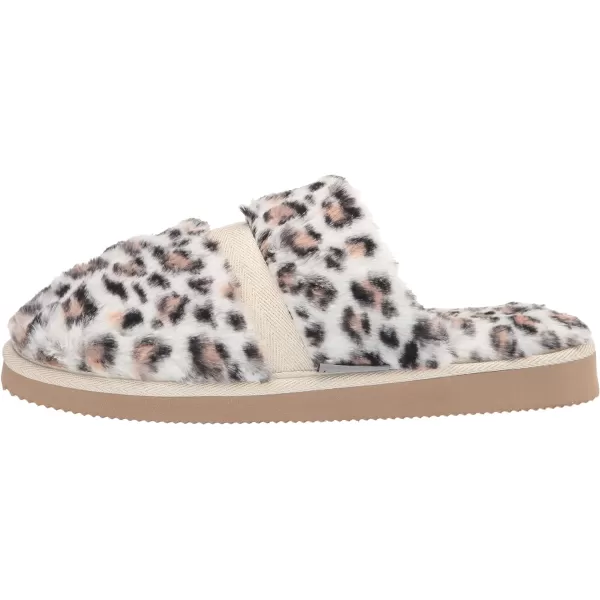 MUK LUKS Womens Kathy Ireland Zinnia Scuff SlipperLeopard