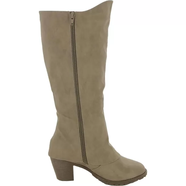 MUK LUKS Womens Lacy Leo Fashion BootsStone