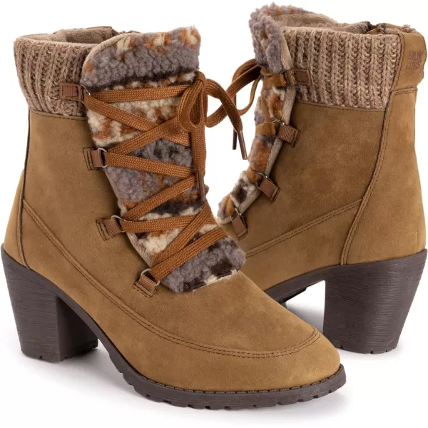 MUK LUKS Womens Lacy Lilah BootsChesnut