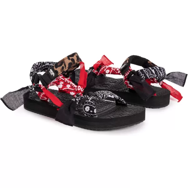 MUK LUKS Womens Lake Erie SandalBlackMulti