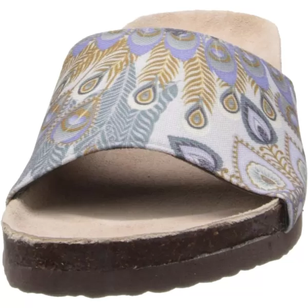 MUK LUKS Womens Lea Wedge SandalBlue Peacock