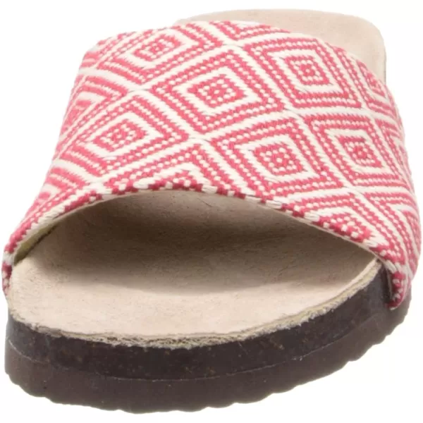 MUK LUKS Womens Lea Wedge SandalRed Diamond